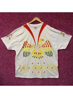 Elvis Presley Iconic Jumpsuit Costume Oversized Tee 2XL